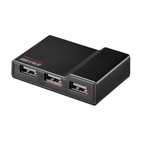 バッファロー 4ポートセルフパワーハブ BSH4A11BK